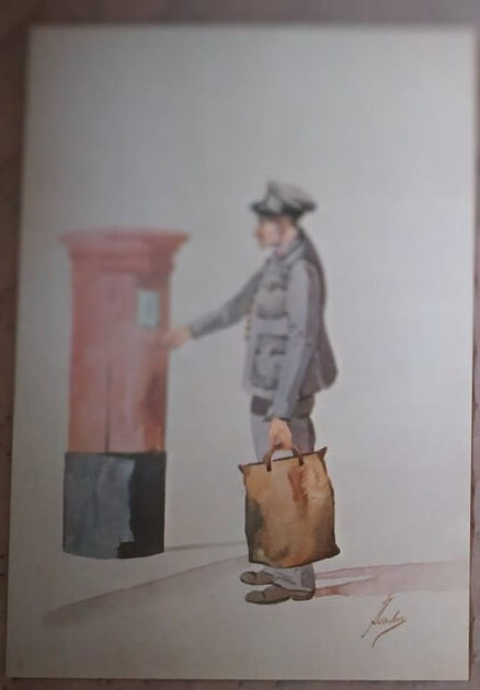 Postal Carteiro 1984 -1. Selos
