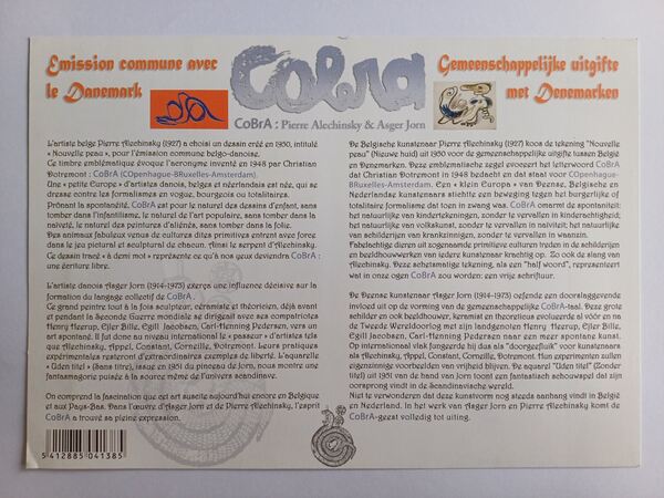 Filatelia Emissão conjunta Bélgica-Dinamarca. Selos