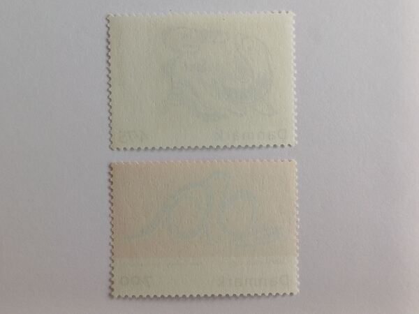 Filatelia Emissão conjunta Bélgica-Dinamarca. Selos