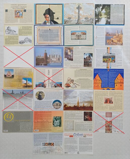 Filatelia Emissão conjunta Bélgica-Dinamarca. Selos