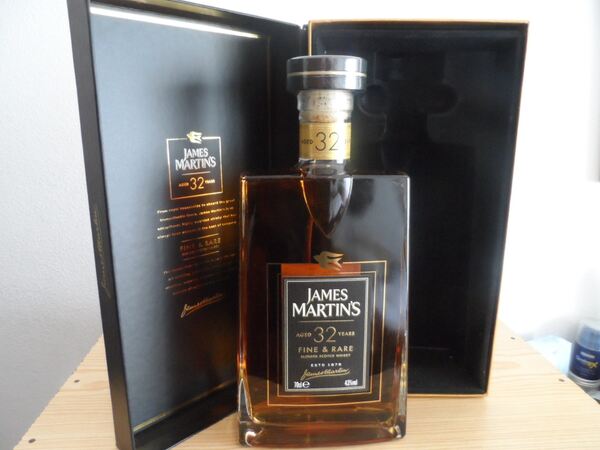 Whisky James Martin´s de 32 anos Fine e Rare - Edi. Alimentos e bebidas