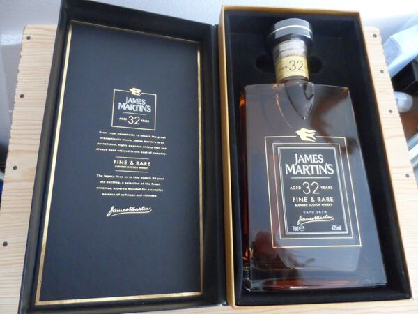 Whisky James Martin´s de 32 anos Fine e Rare - Edi. Alimentos e bebidas