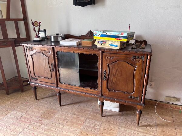 2 Aparadores Sala Madeira Maciça para Restauro. Aparadores