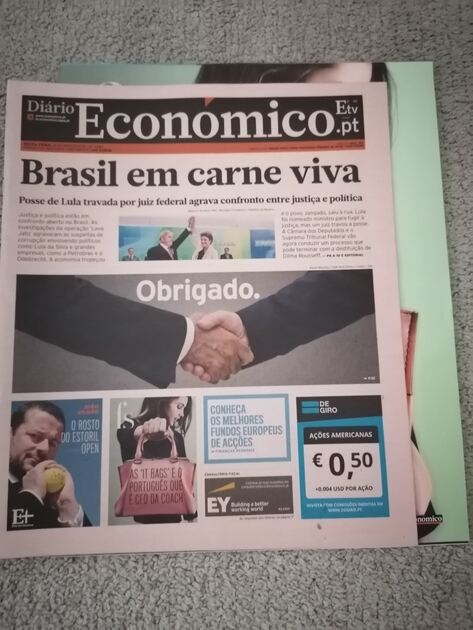 Jornal Diário Económico - Última edição impresso . Revistas