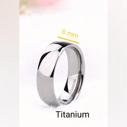 Anéis unisexo de Titanium . Anéis