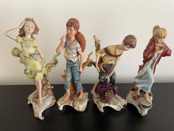 Várias peças- Porcelana Capodimonte . Outros