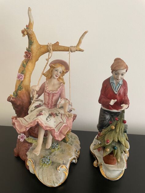 Várias peças- Porcelana Capodimonte . Outros