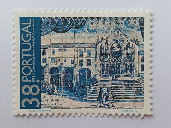 5º Centenário do Hospital Real de Todos os Santos,. Selos