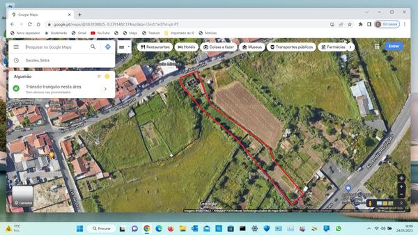Terreno com Ruína e Projeto: Vista Serra de Sintra. Outros Veículos