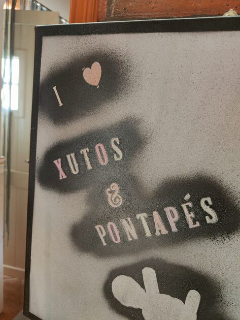 Quadro Xutos e pontapés. Quadros