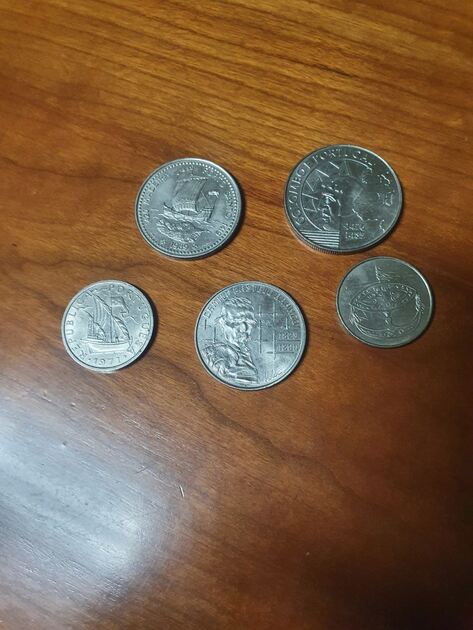 Venda moedas. Moedas