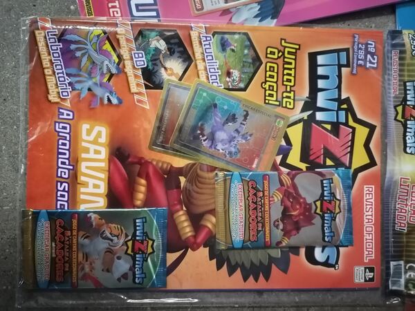 5 Revistas Invizimals 2015 e 2016 - Novas. Revistas