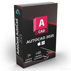 Autodesk AutoCAD 1 Ano 2025. Software. Areeiro