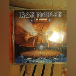 CD Iron Maiden ao vivo em Santiago do Chile. Vinil, CDs