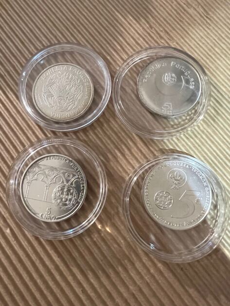 Moedas de 5€ comemorativas . Moedas