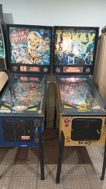 Manutenção maquinas de flippers. Pinballs