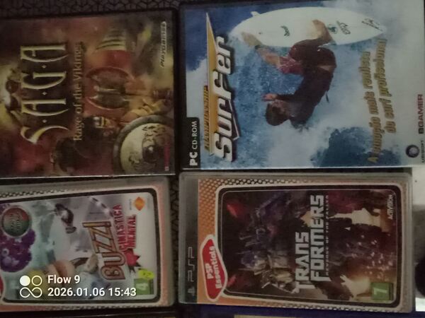 Jogos diversos. Acessórios