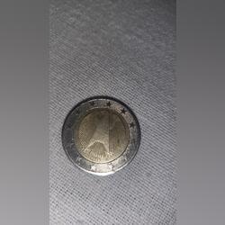 Moeda 2 euros. Moedas