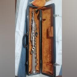 Sax soprano Amati Kraslice. Instrumentos de Sopro de Metal. Gondomar