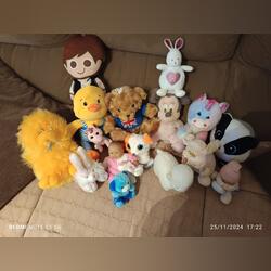 vendo esses peluches alguns novos, impecáveis. Peluches