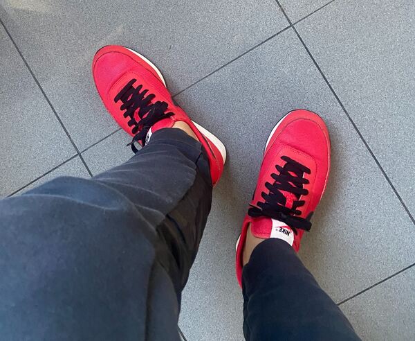 Ténis Vermelhos “Nike”. Desportivos