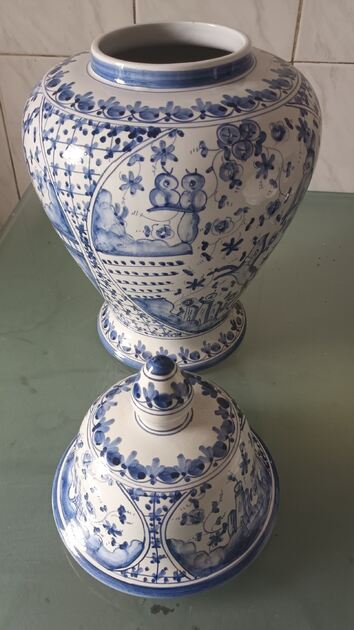 Pote Antigo Porcelana Portuguesa. Outros Arte e Decoração