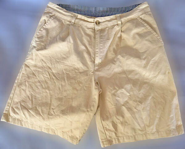 Bermudas de Adulto Unissexo Bege, como Nova . Calções