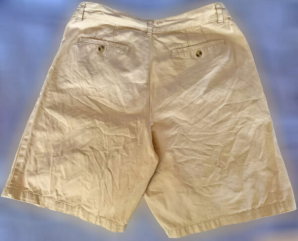 Bermudas de Adulto Unissexo Bege, como Nova . Calções
