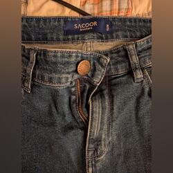 Calças Skinny jeans Sacoor bom estado. Calças para Homem