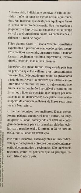 Só Neste País. Livros