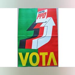Cartaz político / propaganda – Voto PPD, 1976 . Outras Artes e Coleccionismo