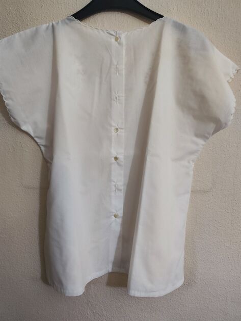 Vendo Blusa bordado da Madeira n 38, branco . Outros Moda Mulher