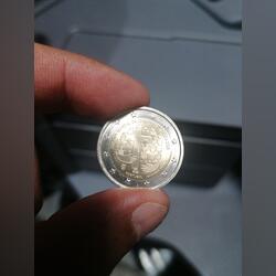 Venda moeda 2€ rara Jornada Juventude 2023. Moedas. Sesimbra