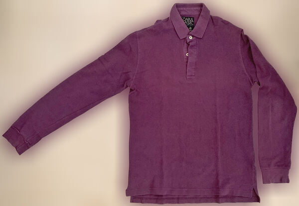 Pólo de Homem, Roxo, Zara, como Novo. Pólos para Homem