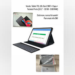 Tablet TCL 10L Gen2 + capa e teclado . Tablets e ipads