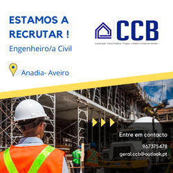 Engenheiro/a civil para a CCB. Engenheiros