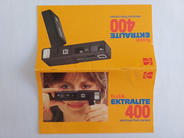 Máquina fotográfica analógica Kodak Ektralite 400. Outros Lazer