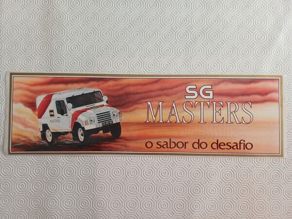 Autocolante SG Master grande formato, anos 80 . Outras Artes e Coleccionismo