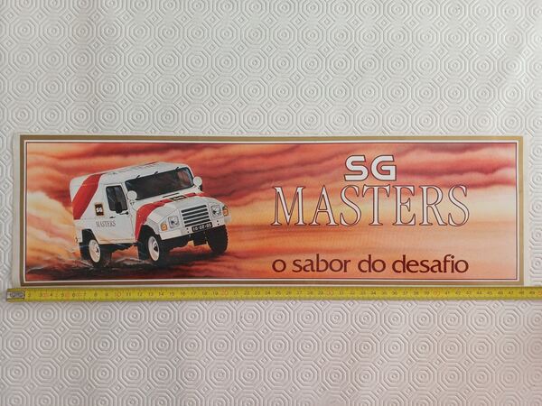 Autocolante SG Master grande formato, anos 80 . Outras Artes e Coleccionismo