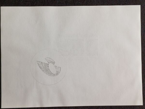 Prova preto e branco do selo Michel Vaillant, 2005. Selos