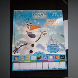 Livro / piano Frozen canções do inverno. Livros