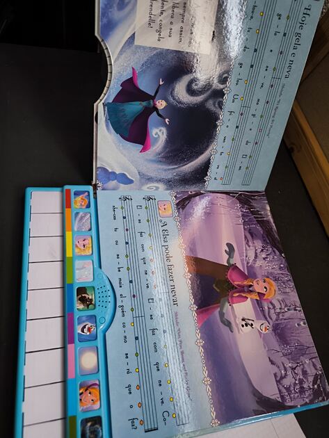 Livro / piano Frozen canções do inverno. Livros