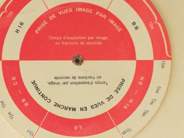 Vintage Bolex Paillard exposure table & timer whee. Outros Fotografia e Vídeo
