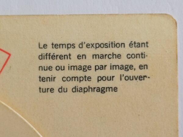 Vintage Bolex Paillard exposure table & timer whee. Outros Fotografia e Vídeo