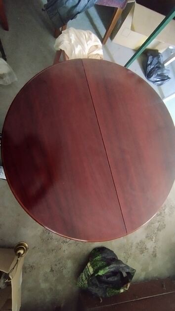 Mesa em carvalho . Mesas de centro