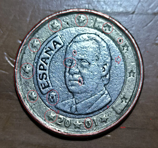 1 euro 2001 da espanha rarissimo. Moedas