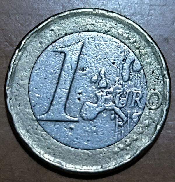 1 euro 2001 da espanha rarissimo. Moedas