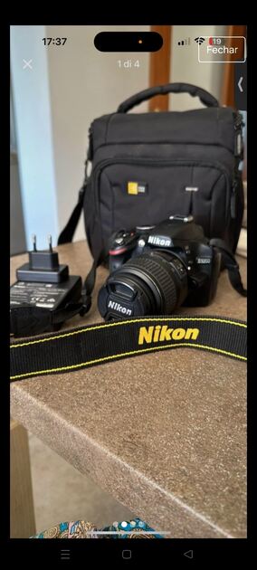 Nikon D3200 + kit completo de origem. Câmaras fotográficas