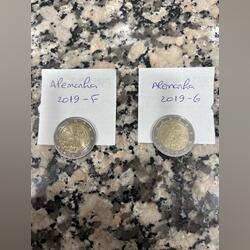 Moeda 2€ Alemanha 2019. Moedas