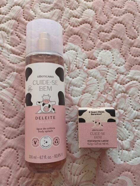 body splash e hidratante labial . Cuidado para o corpo